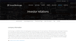 Desktop Screenshot of investor.iwprint.com